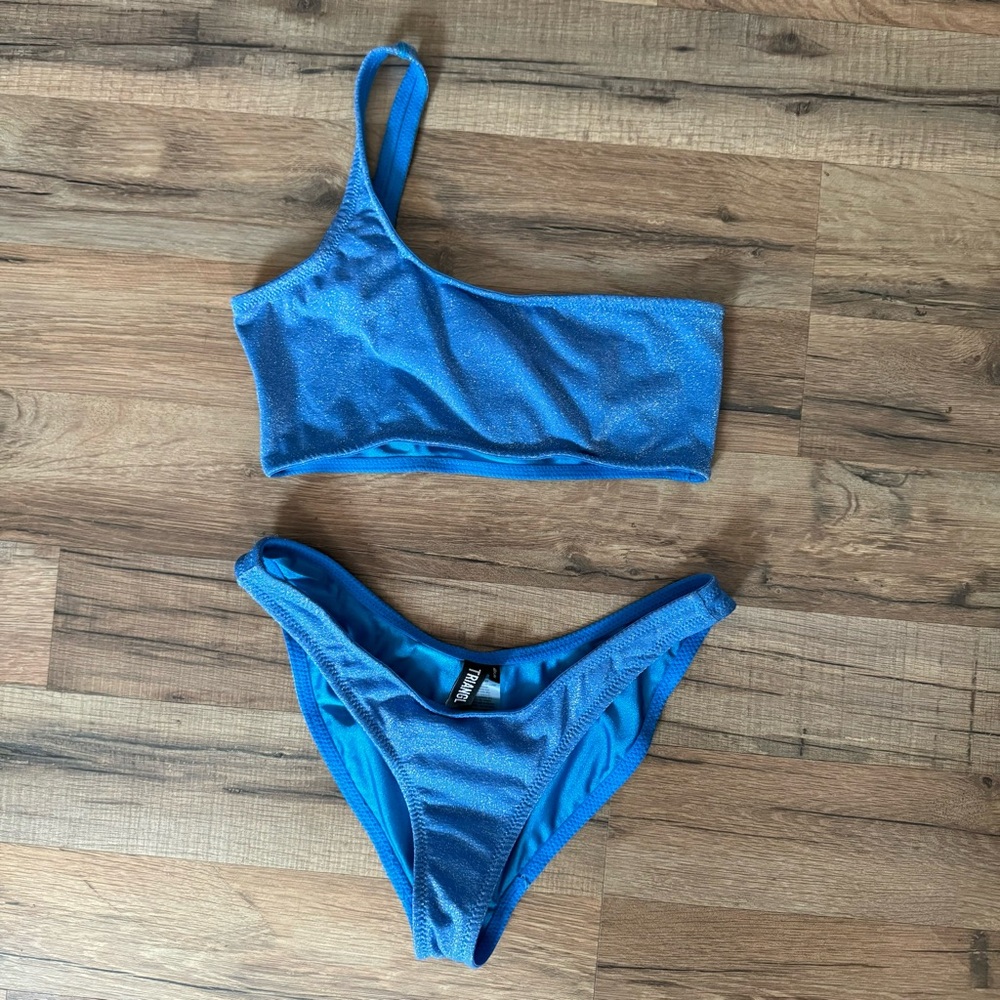 triangl brand Bikini set- Blue Sparkle Sz Medium